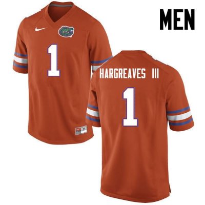 Men's Florida Gators #1 Vernon Hargreaves III NCAA Nike Orange Authentic Stitched College Football Jersey OCE5162VL